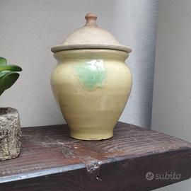 ANTICO BARATTOLO VASO PORTA CARAMELLE DEL 900