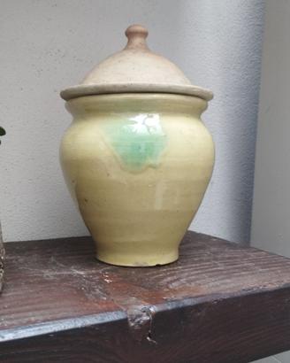 ANTICO BARATTOLO VASO PORTA CARAMELLE DEL 900