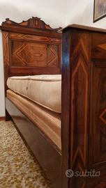 Letto antico 1 piazza 1/2