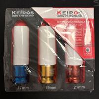 Set 3 chiavi a bussola per cerchi in lega 1/2”