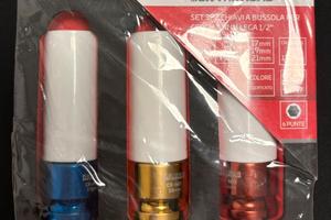 Set 3 chiavi a bussola per cerchi in lega 1/2”