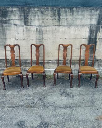 Set 4 sedie classiche stile Queen Annie