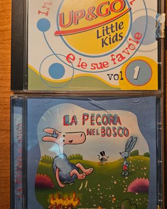 8  cd di canzoni e fiabe