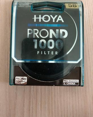 filtro Hoya ND1000 58mm