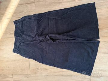 Uniqlo pantalone bku notte in velluto a coste