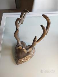 Decorazione da parete in metallo – corna su cuore