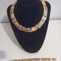 Collana braccialetto vintage alta bigiotteria