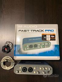 Interfaccia audio/midi M-Audio fast track pro