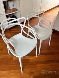 Set due sedie Kartell Masters