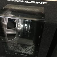 SUBWOOFER ALPINE SBE 1243 BP potenza 250Wrms 800Wp