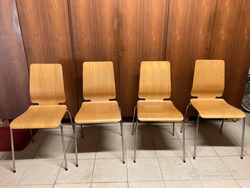 Sedie (gruppo di sei )