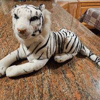 Peluche tigre bianca 