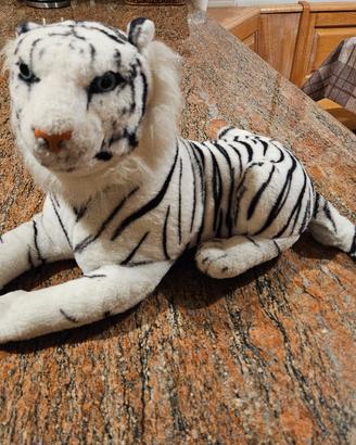 Peluche tigre bianca 