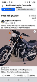 Moto ferma da 4 anni quindi da dare un occhiata
