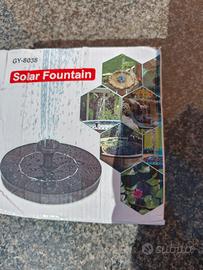 Fontanella a pannello solare 