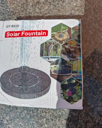 Fontanella a pannello solare 
