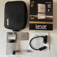 Lexar professional GO portable SSD with hub 1TB
