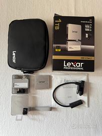 Lexar professional GO portable SSD with hub 1TB