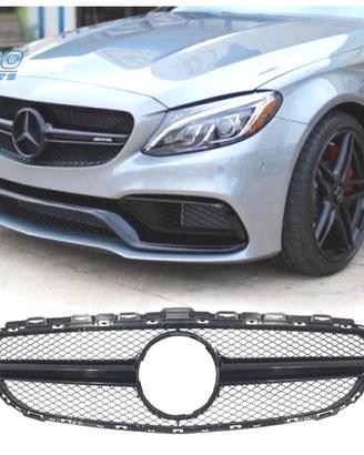 GRIGLIA MERCEDES W205 14-18 LOOK AMG C63 NERO