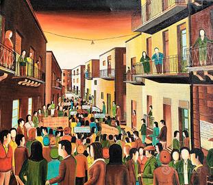 Carmelo Argante - Olio su tela