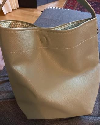 BORSA a spalla CARPISA (verde) nuova