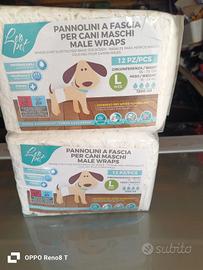 pannolino a fascia cane maschio