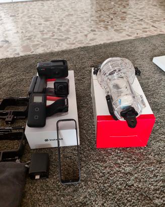 insta 360 One R dive case telecomando sd