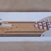 gioco del bowling in legno