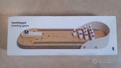 gioco del bowling in legno