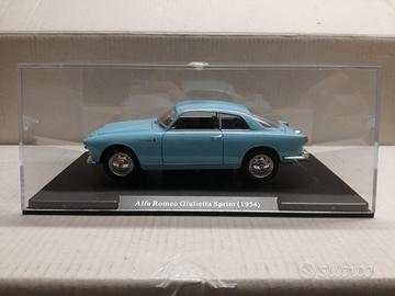 Modello auto alfa romeo giulietta sprint celeste