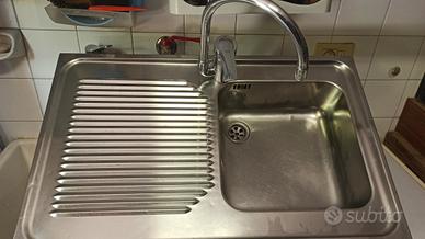 lavello cucina inox 1 vasca destra