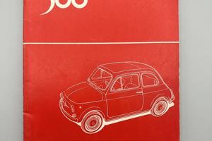 Libretto uso e manutenzione FIAT 500 epoca