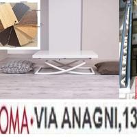 Tavolino trasformabile sakura+piano rovere-tavolin