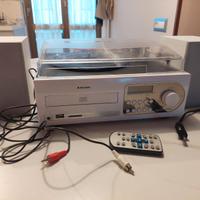 Stereo majestic CD, USB, SD, vinile, cassette