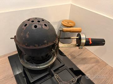 Tosta castagne elettrico , a batteria .