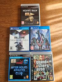 Lotto Giochi Sony Playstation PS3 e PS4