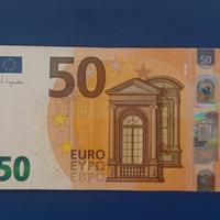 Banconota da 50 euro con errore di stampa