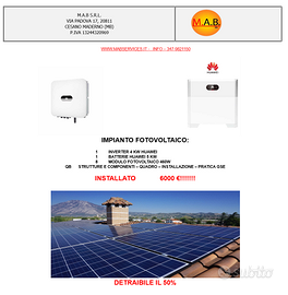 IMPIANTO FOTOVOLTAICO 4 KW