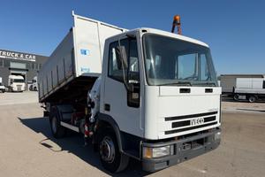 Iveco 100e18 ribaltabile e gru macchina operatrice
