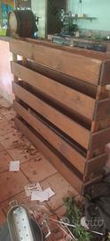 fioriera in legno 