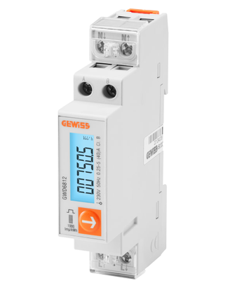 GEWISS CONTATORE DI ENERGIA MONOFASE PER DLM
