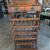 cantina vino legno 36 bottiglie