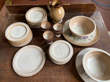 Servizio piatti in terracotta Ibis Cunardo