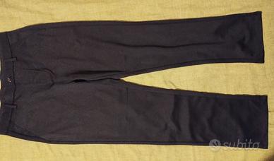 Pantalone uomo blu stretch tg S nuovo 