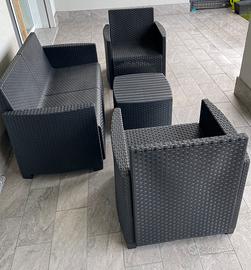 Salotto da giardino vesuvio