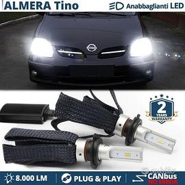 Kit Full LED H7 per Nissan Almera Tino Luci ANABBA