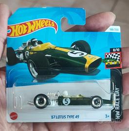 Hot Wheels Mattel '67 LOTUS Type 49 sigillata