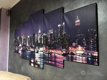 quadro in tela new York 