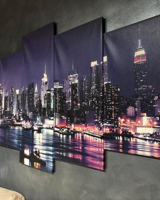 quadro in tela new York 