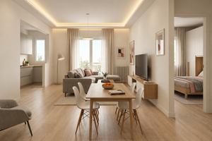 QUADRILOCALE 115MQ: 2 CAMERE, STUDIO E GARAGE